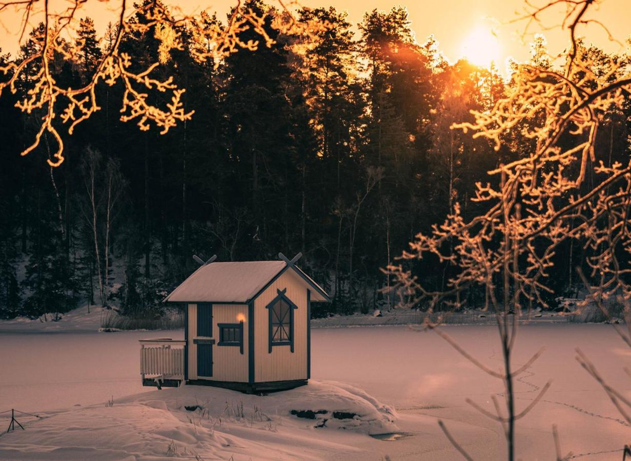 Vila Marholmen Stugby Norrtälje Exteriér fotografie